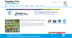 Desktop Screenshot of engadinerpost.ch